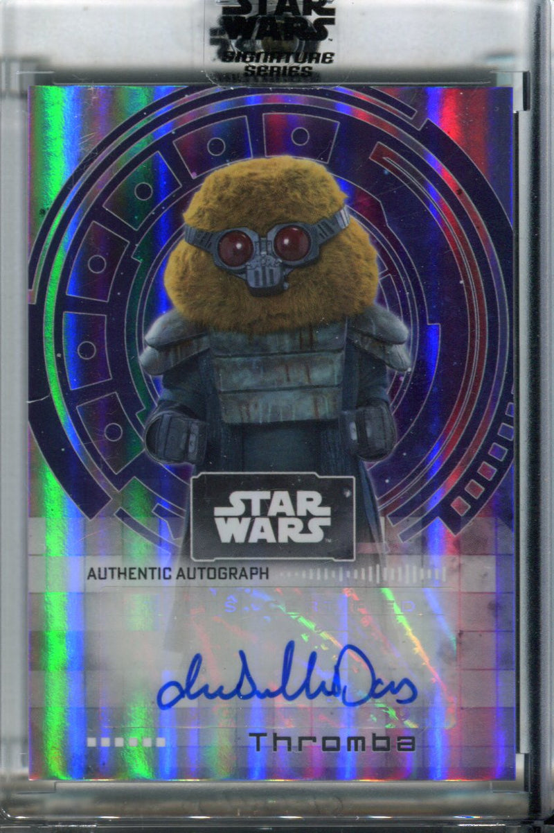 Star Wars 2022 Signature Series Annabelle Davis as Thromba Autograph Card A-AD1   - TvMovieCards.com