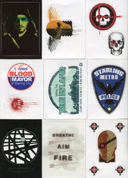 2015 Arrow Season 2 Sticker Chase Card Set S1 thru S9   - TvMovieCards.com