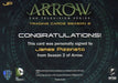 Arrow Season 2 James Pizzinato as Thomas Flynn Autograph Card JP   - TvMovieCards.com