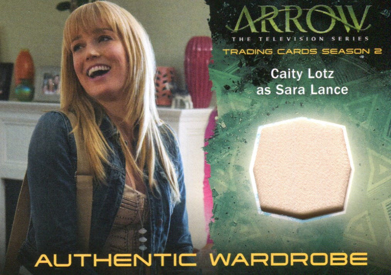 Arrow Season 2 Caity Lotz as Sara Lance Costume Card M10   - TvMovieCards.com