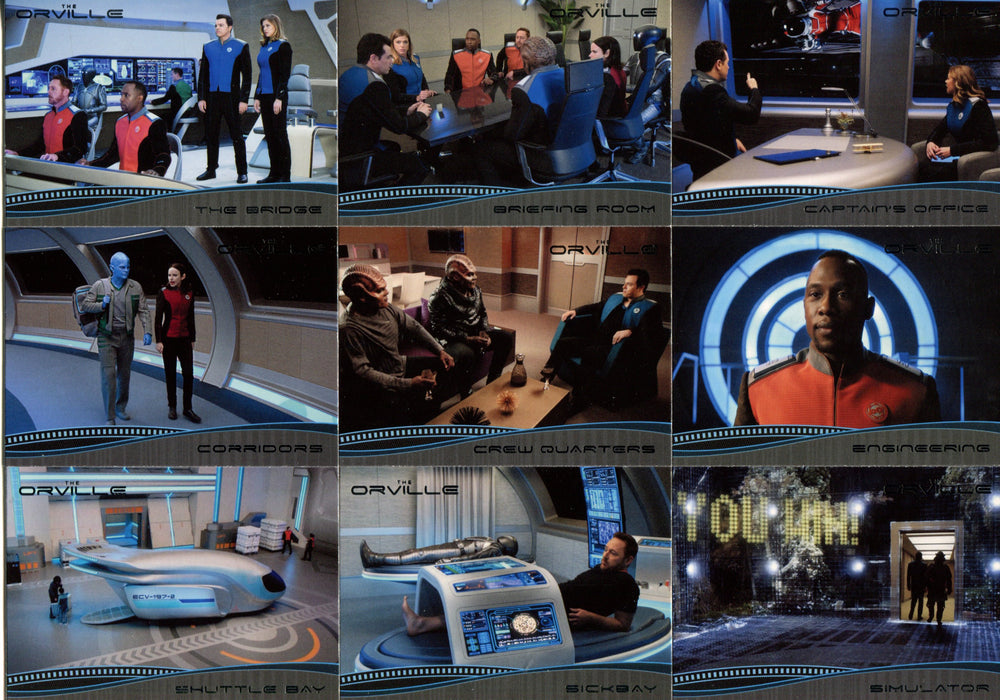Orville Season One Tour The Orville Chase Card Set T1 thru T9 2019   - TvMovieCards.com