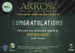 2016 Arrow Season 3 Steven Culp as Senator Joseph Cray Autograph Card SC   - TvMovieCards.com