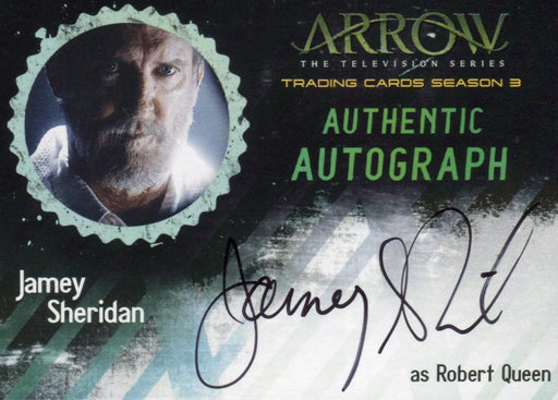 2016 Arrow Season 3 Jamey Sheridan as Robert Queen Autograph Card JS   - TvMovieCards.com