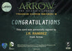 2016 Arrow Season 3 J.R. Ramirez as Ted Grant / Wildcat Autograph Card JRR   - TvMovieCards.com