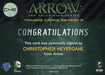 2016 Arrow Season 3 Christopher Hyerdahl Damien's Assistant Autograph Card DJ   - TvMovieCards.com