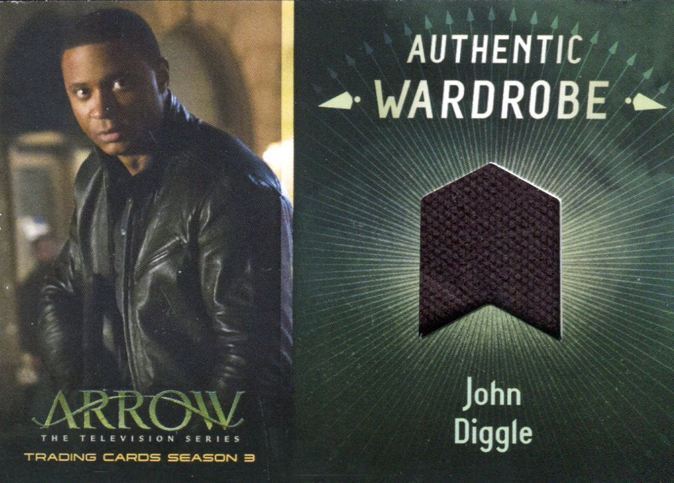 2016 Arrow Season 3 David Ramsey as John Diggle Wardrobe / Costume Card M16   - TvMovieCards.com