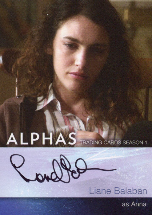 Alphas Season 1 Liane Balaban as Anna Autograph Card A9   - TvMovieCards.com