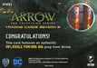 2016 Arrow Season 3 Inflatable Punching Bag Prop Card PR1 Cryptozoic   - TvMovieCards.com