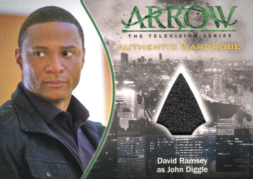 Arrow Season 1 David Ramsey as John Diggle Wardrobe / Costume Card M03   - TvMovieCards.com