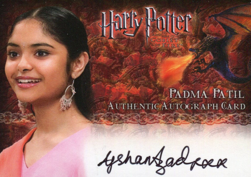 Harry Potter and the Goblet of Fire Update Afshan Azad Autograph Card   - TvMovieCards.com