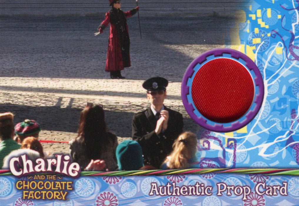 Charlie & Chocolate Factory Red Ribbon Opening Day Prop Card #143/340   - TvMovieCards.com