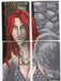 2011 Red Sonja Artist Sketch Trading Card 4-Up Panel by Lynne Anderson Breygent   - TvMovieCards.com