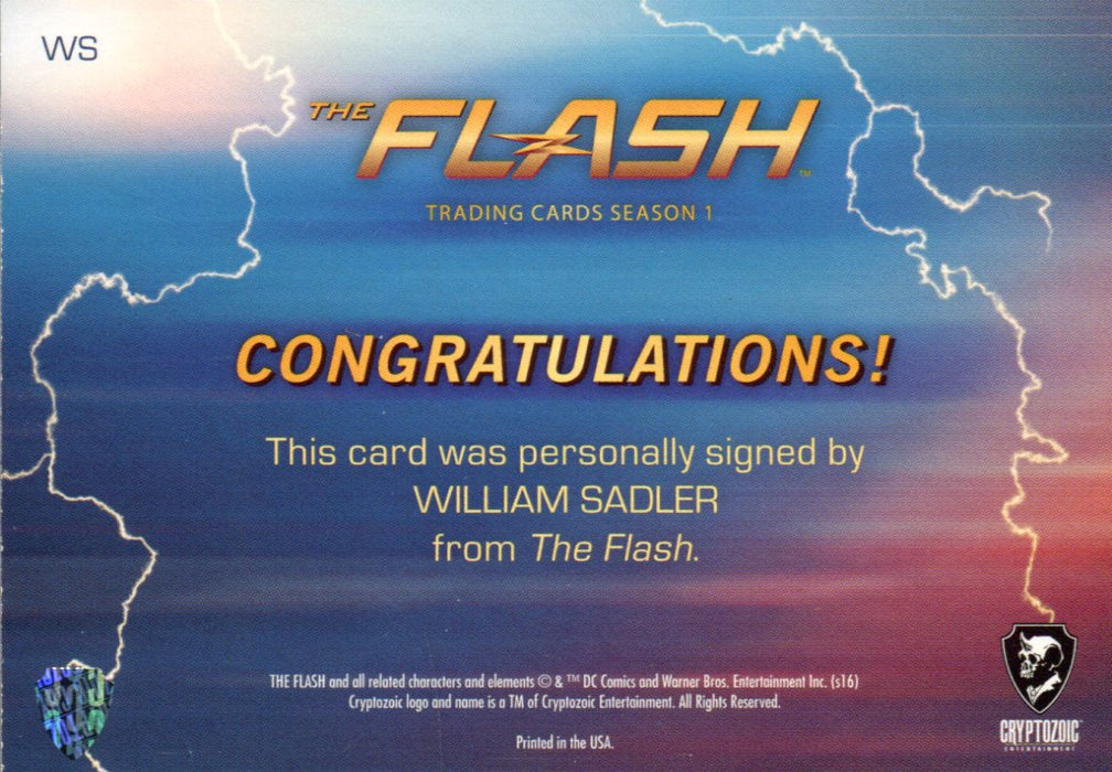 2016 Flash Season 1 William Sadler as Simon Autograph Card WS   - TvMovieCards.com
