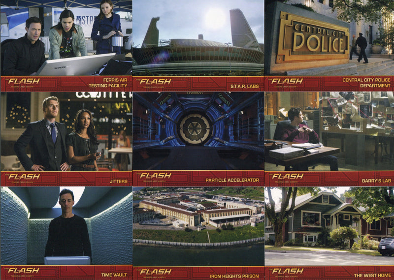 2016 DC Flash Season 1 Locations Chase Card Set L1-9   - TvMovieCards.com