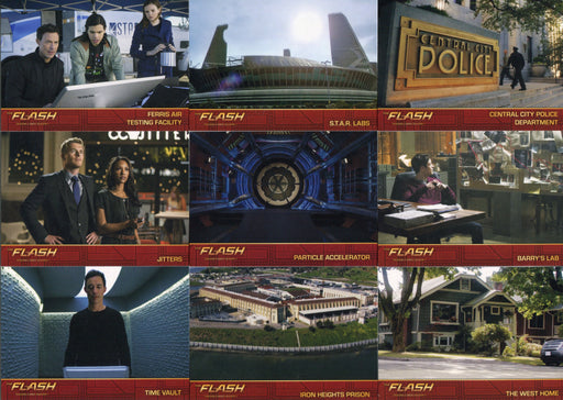 2016 DC Flash Season 1 Locations Chase Card Set L1-9   - TvMovieCards.com