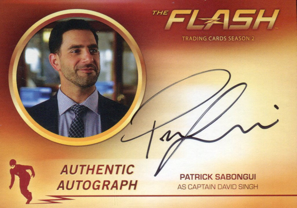 2017 Flash Season 2 Patrick Sabongui as Captain David Singh Autograph Card PS   - TvMovieCards.com