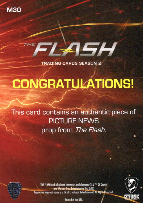 2017 Flash Season 2 Picture News Prop Card M30   - TvMovieCards.com