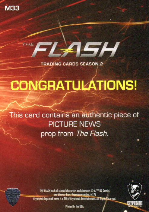 2017 Flash Season 2 Picture News Prop Card M33   - TvMovieCards.com