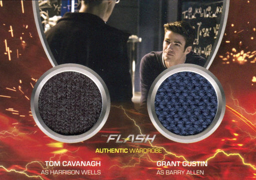 2017 Flash Season 2 Harrison Wells Barry Allen Dual Wardrobe Costume Card DM3   - TvMovieCards.com