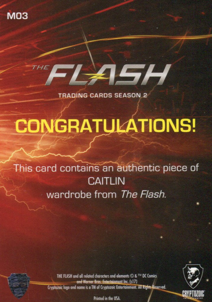 2017 Flash Season 2 Danielle Panabaker as Caitlin Wardrobe Costume Card M03   - TvMovieCards.com