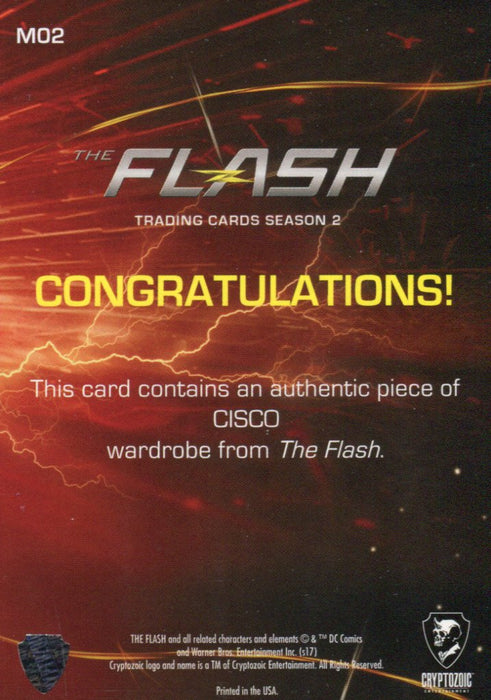 2017 Flash Season 2 Carlos Valdes as Cisco Wardrobe Costume Card M02   - TvMovieCards.com