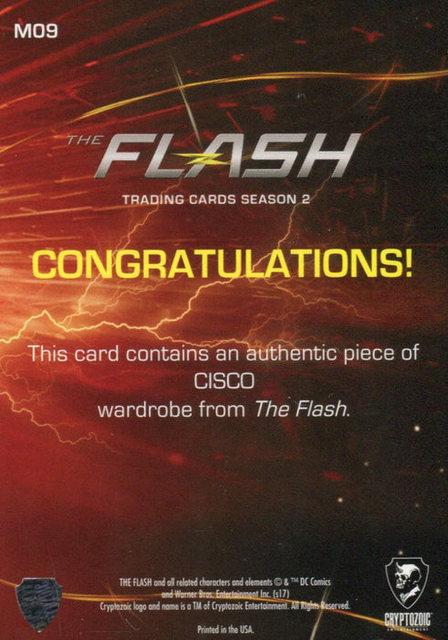 2017 Flash Season 2 Carlos Valdes as Cisco Wardrobe Costume Card M09   - TvMovieCards.com