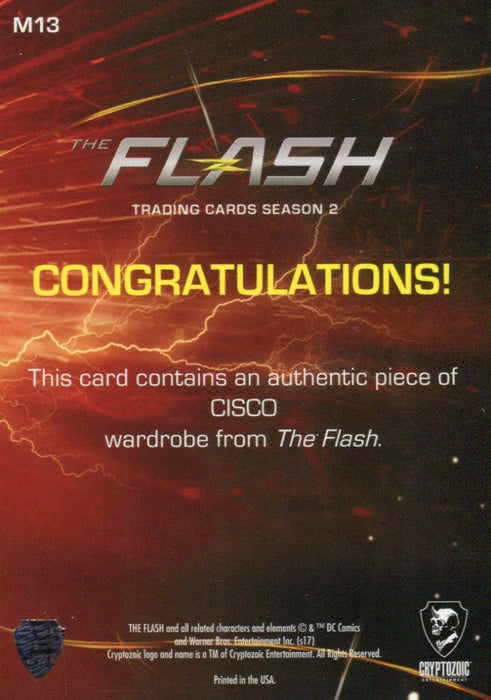 2017 Flash Season 2 Carlos Valdes as Cisco Wardrobe Costume Card M13   - TvMovieCards.com