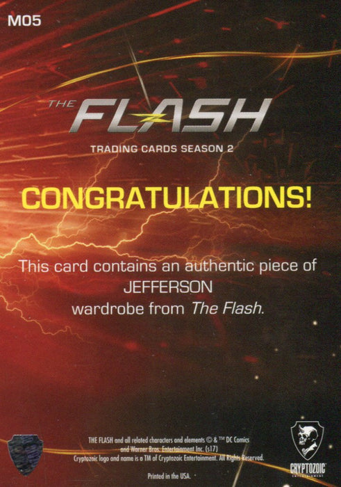 2017 Flash Season 2 Franz Drameh as Jefferson Wardrobe Costume Card M05   - TvMovieCards.com