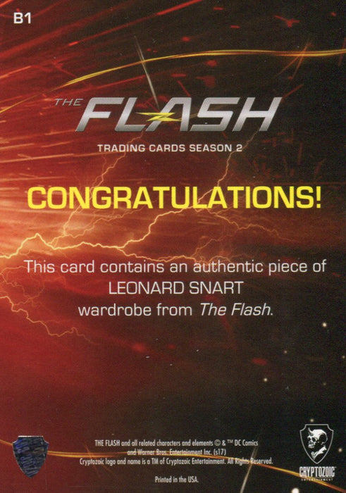 2017 Flash Season 2 Leonard Snart Album Exclusive Wardrobe Costume Card B1   - TvMovieCards.com