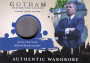 2017 Gotham Season 2 Alfred Pennyworth Wardrobe Costume Card M14   - TvMovieCards.com