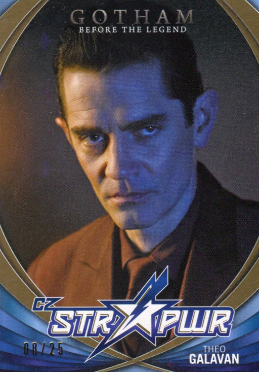 2017 Gotham Season 2 Theo Galavan Star Power Parallel Chase Card CB13 #08/25   - TvMovieCards.com