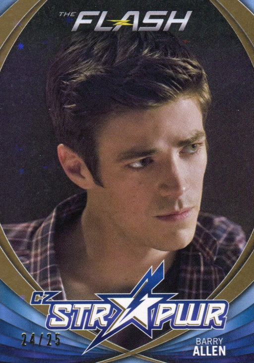 2017 Flash Season 2 Barry Allen Star Power Parallel Chase Card CB01 #24/25   - TvMovieCards.com