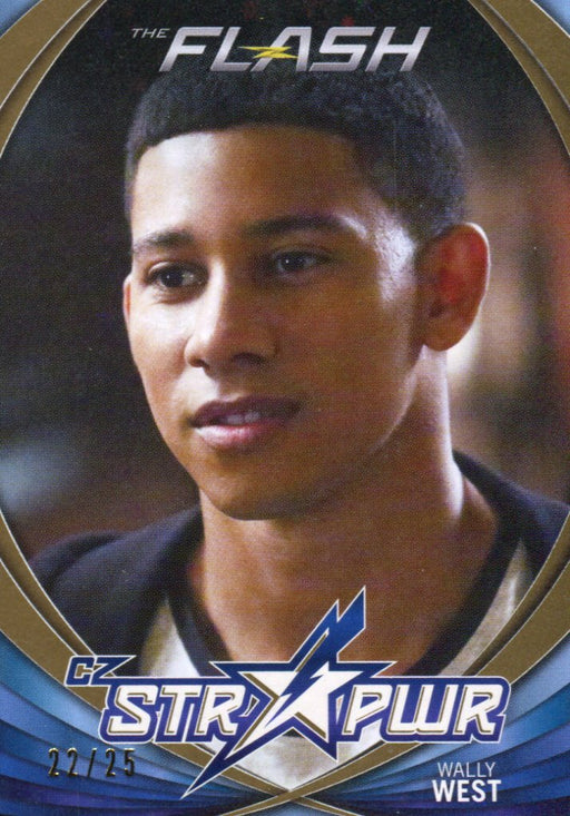 2017 Flash Season 2 Wally West Star Power Parallel Chase Card CB07 #22/25   - TvMovieCards.com