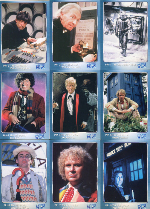 Doctor Who Definitive 1 Puzzle Preview Card Set 10 Cards PR1-1 thru PR1-9 & SI-1   - TvMovieCards.com