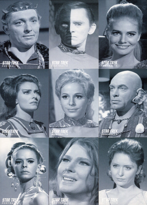 Star Trek 2009 TOS Archives (Season 3) Portraits Chase Card Set of 18 M46 - M63 - TvMovieCards.com