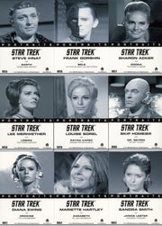 Star Trek 2009 TOS Archives (Season 3) Portraits Chase Card Set of 18 M46 - M63 - TvMovieCards.com