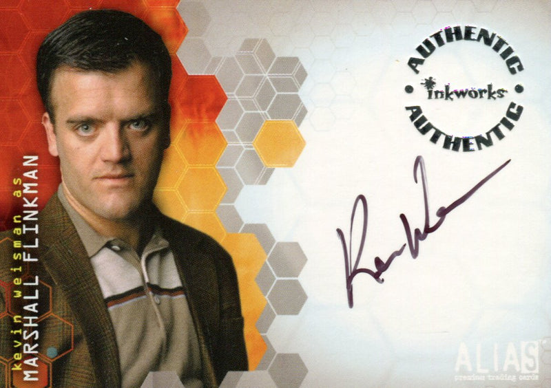 Alias Season 2 Kevin Weisman as Marshall Flinkman Autograph Card A11 - TvMovieCards.com