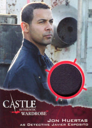 Castle Seasons 3 & 4 Javier Esposito Wardrobe Costume Card M13   - TvMovieCards.com