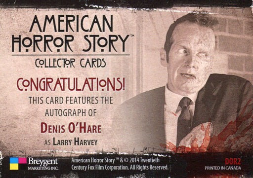 American Horror Story 1 Denis O'Hare as Larry Harvey Autograph Card DOR2   - TvMovieCards.com