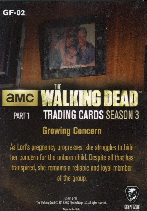 Walking Dead Season 3 Part 1 The Grimes Family Shadowbox Chase Card GF-02   - TvMovieCards.com