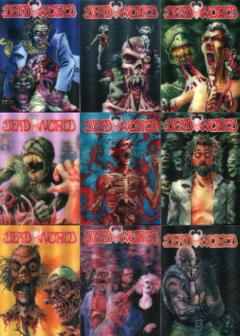 Dead World 3-D Lenticular Chase Card Set 15 Cards Breygent 2012 DEADWORLD   - TvMovieCards.com