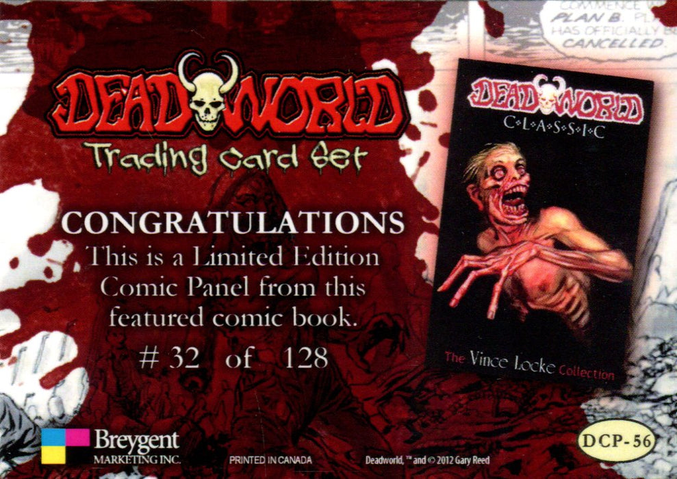 Dead World Comic Panel Chase Card DCP-56 #32/128 Breygent 2012 DEADWORLD   - TvMovieCards.com