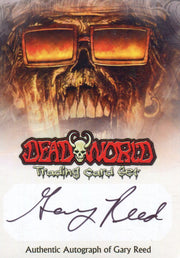 Dead World Gary Reed Z Card Autograph Card San Diego Comic Con DEADWORLD   - TvMovieCards.com