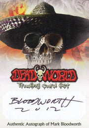 Dead World Mark Bloodworth Z Card Autograph Card DAZ-MB1 DEADWORLD   - TvMovieCards.com