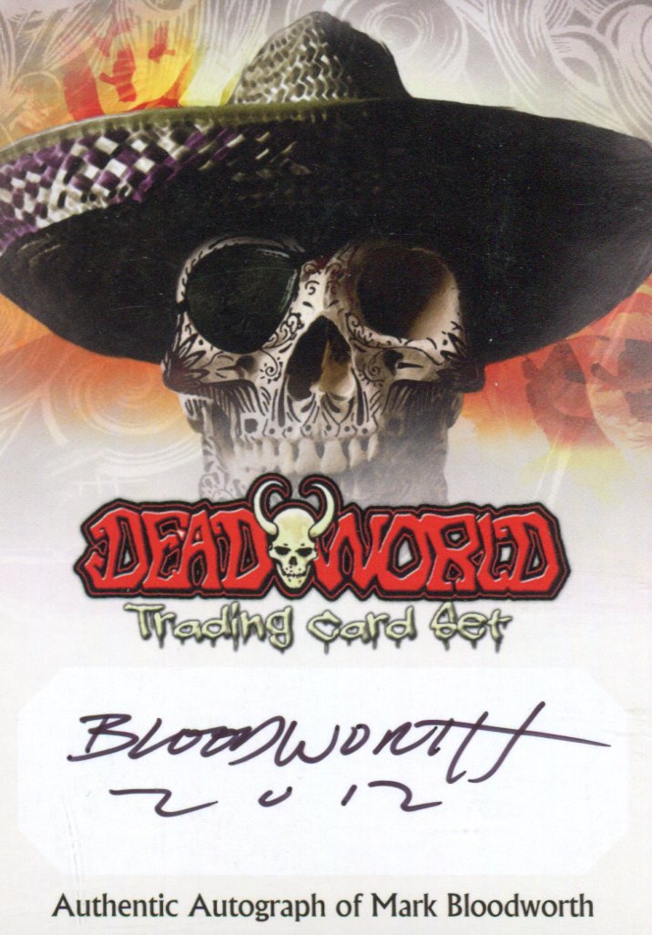 Dead World Mark Bloodworth Z Card Autograph Card DAZ-MB1 DEADWORLD   - TvMovieCards.com