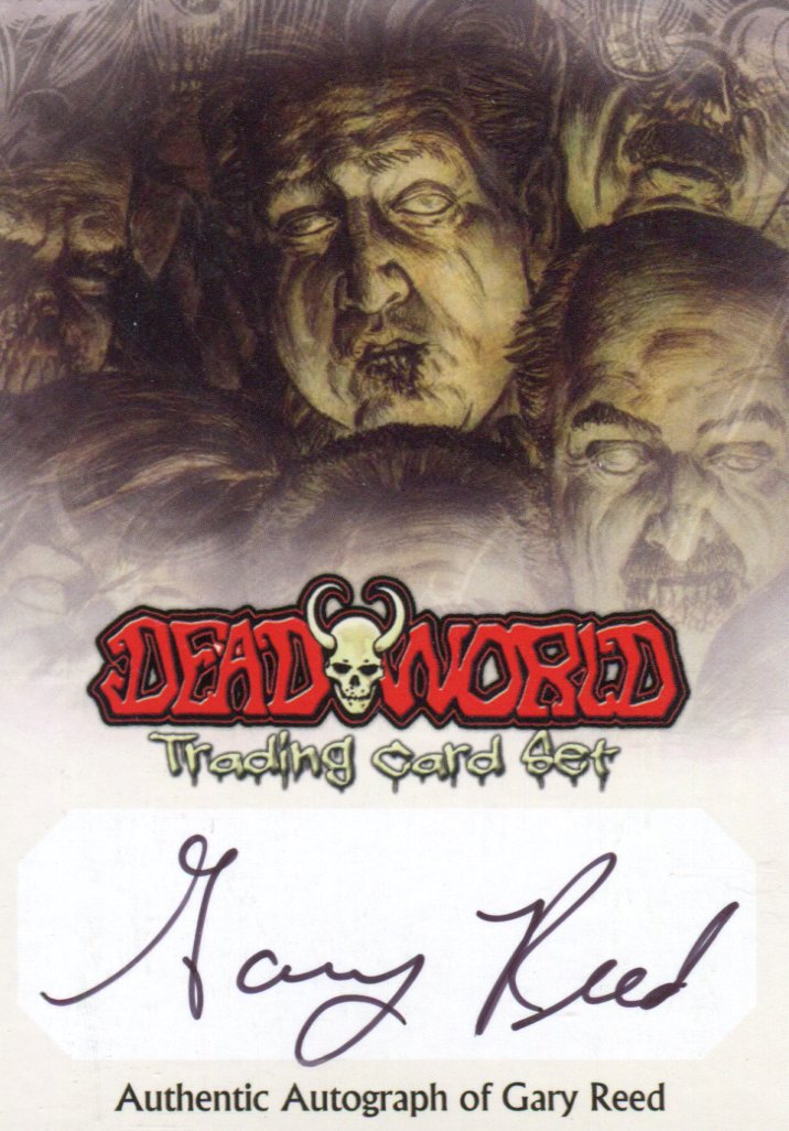 Dead World Gary Reed Z Card Autograph Card DAZ-GR1 Breygent DEADWORLD   - TvMovieCards.com
