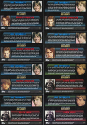 Star Wars Jedi Legacy Connections Chase Card Set 15 Cards C-1 thru C-15 Topps   - TvMovieCards.com