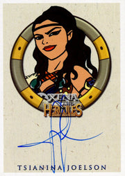 Xena & Hercules Animated Adventures Tsianina Joelson Varia Autograph Card   - TvMovieCards.com