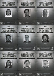2015 Sons of Anarchy Season 6 & 7 Mug Shots Chase Card Set MG1 - MG9   - TvMovieCards.com