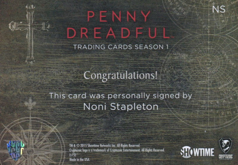 2015 Penny Dreadful Season One Noni Stapleton as Gladys Murray Card NS   - TvMovieCards.com